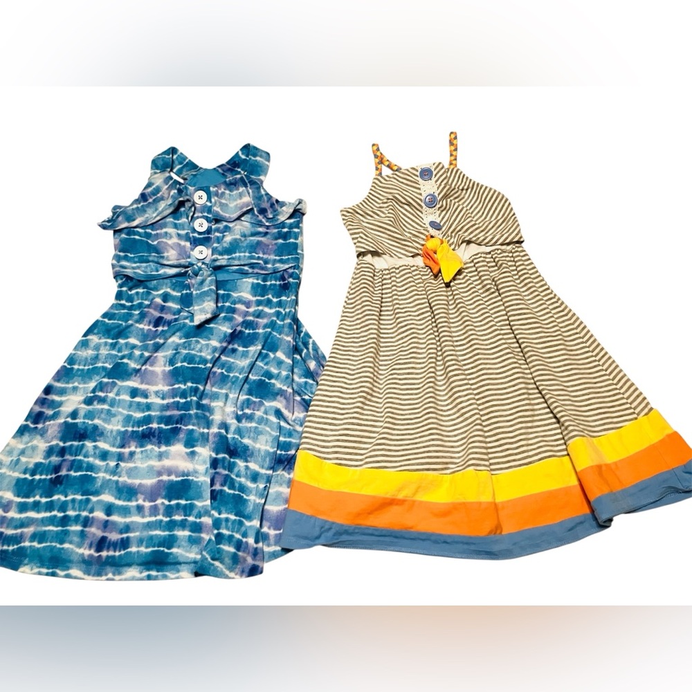 Cute Lot Of 2 Girls Summer Dresses Size 6 Jona Michelle